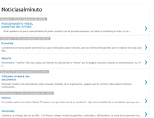 Tablet Screenshot of noticiasalminuto2010.blogspot.com