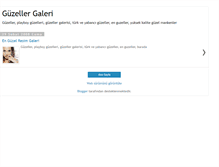 Tablet Screenshot of guzellergaleri.blogspot.com