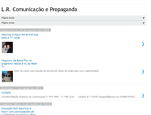 Tablet Screenshot of lrcomunicacao.blogspot.com