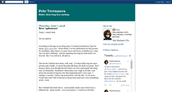 Desktop Screenshot of peteterranova.blogspot.com