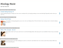 Tablet Screenshot of mixologymakeup.blogspot.com