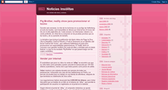 Desktop Screenshot of lasnoticiasinsolitas.blogspot.com