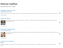 Tablet Screenshot of lasnoticiasinsolitas.blogspot.com