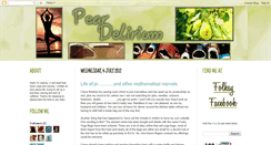 Desktop Screenshot of peardelirium.blogspot.com