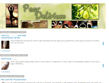 Tablet Screenshot of peardelirium.blogspot.com
