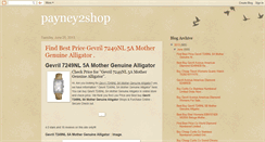 Desktop Screenshot of payney2shop.blogspot.com