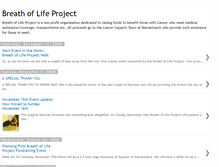 Tablet Screenshot of breathoflifeproject.blogspot.com