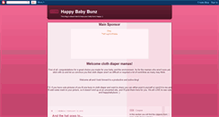 Desktop Screenshot of happybabybunz.blogspot.com