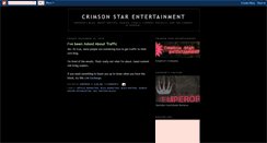 Desktop Screenshot of crimson-star-entertainment.blogspot.com