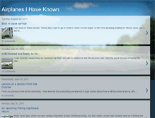 Tablet Screenshot of airplanesihaveknown.blogspot.com