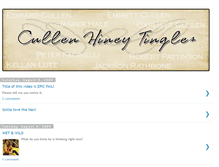 Tablet Screenshot of cullenhineytingles.blogspot.com