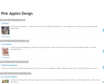 Tablet Screenshot of pinkapplesdesign.blogspot.com