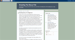 Desktop Screenshot of breedingdiscus-fish.blogspot.com