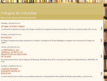 Tablet Screenshot of colegioscolombia.blogspot.com