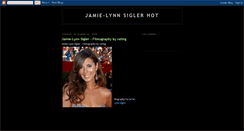 Desktop Screenshot of bio-jamie-lynn-sigler.blogspot.com