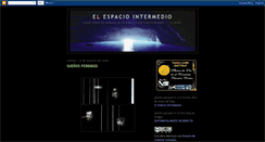 Desktop Screenshot of elespaciointermedio.blogspot.com