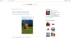 Desktop Screenshot of pinkcandystudio.blogspot.com