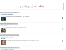 Tablet Screenshot of pinkcandystudio.blogspot.com