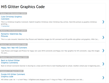 Tablet Screenshot of hi5glittercode.blogspot.com