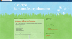 Desktop Screenshot of cuerpoihumano.blogspot.com