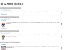 Tablet Screenshot of delamanocontigo.blogspot.com