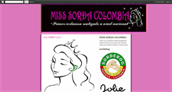 Desktop Screenshot of misssordacolombia.blogspot.com