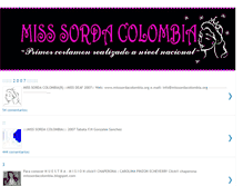 Tablet Screenshot of misssordacolombia.blogspot.com