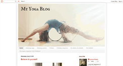 Desktop Screenshot of my-yoga-blog.blogspot.com