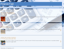 Tablet Screenshot of financefast.blogspot.com