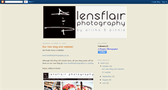 Desktop Screenshot of lensflairphotography.blogspot.com