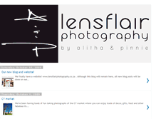 Tablet Screenshot of lensflairphotography.blogspot.com