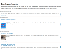 Tablet Screenshot of dansbandskungen.blogspot.com