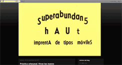 Desktop Screenshot of lasimpresionesdesuperabundans.blogspot.com