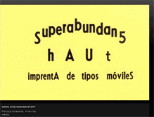 Tablet Screenshot of lasimpresionesdesuperabundans.blogspot.com
