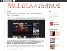 Tablet Screenshot of pallolaajennus.blogspot.com