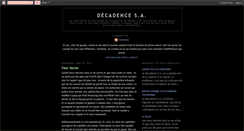 Desktop Screenshot of decadence2006.blogspot.com