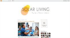 Desktop Screenshot of mysolarliving.blogspot.com