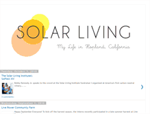 Tablet Screenshot of mysolarliving.blogspot.com