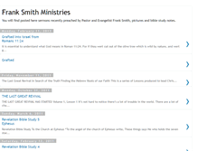 Tablet Screenshot of franksmithministries.blogspot.com