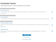 Tablet Screenshot of comiendocuento.blogspot.com