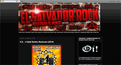 Desktop Screenshot of elsalvadorrock.blogspot.com