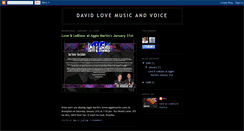 Desktop Screenshot of davidlovemusicdotcom.blogspot.com