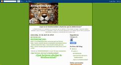 Desktop Screenshot of biodiversidad600a.blogspot.com