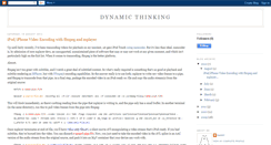 Desktop Screenshot of dynamic-thinking.blogspot.com