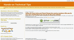 Desktop Screenshot of handytechtips.blogspot.com