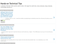 Tablet Screenshot of handytechtips.blogspot.com