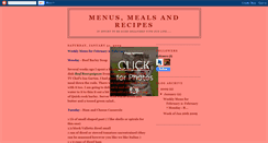 Desktop Screenshot of menusmealsandrecipes.blogspot.com