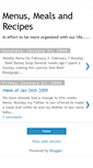 Mobile Screenshot of menusmealsandrecipes.blogspot.com