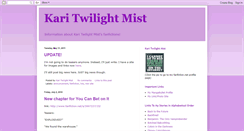 Desktop Screenshot of karitwilightmist.blogspot.com