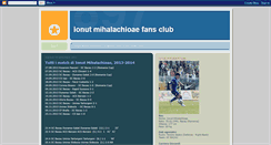 Desktop Screenshot of ionutfans.blogspot.com